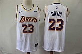 Lakers 23 Anthony Davis White Nike Swingman Jersey,baseball caps,new era cap wholesale,wholesale hats